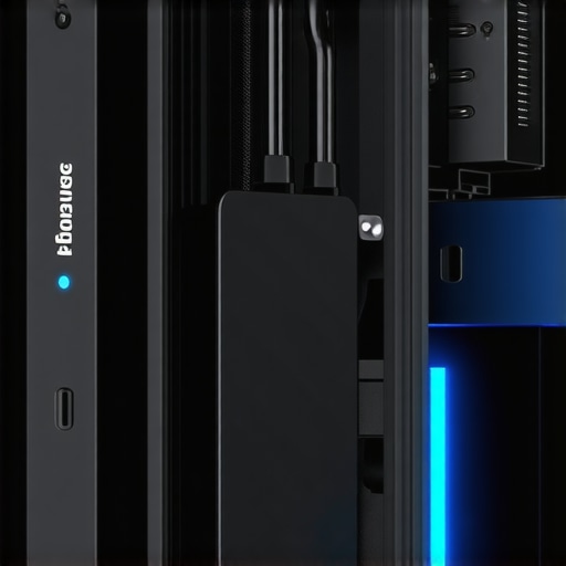 External NVMe SSD with advanced cooling and thermal management