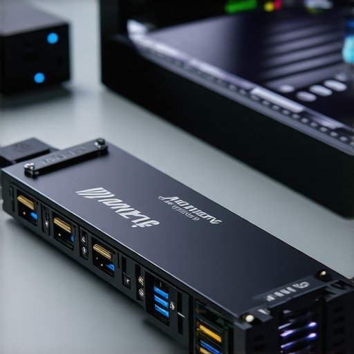 External NVMe SSD connected to a computer with RAID setup