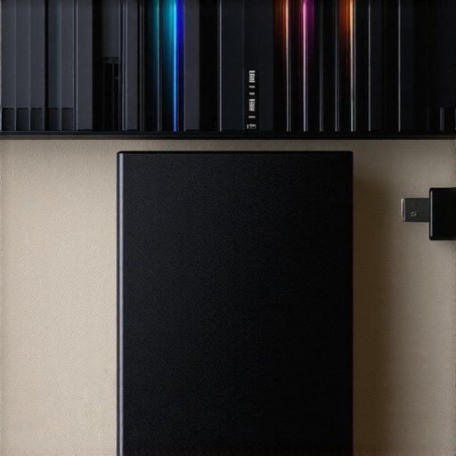 Modern external SSD setup with RAID configurations and Thunderbolt interface for high-performance data management.