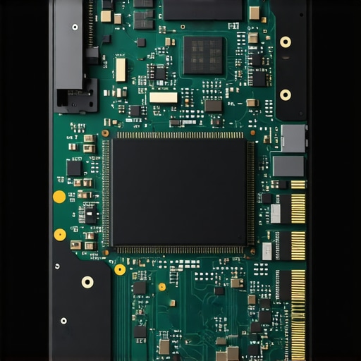 Illustration of advanced SSD architecture incorporating AI and persistent memory modules for enhanced performance