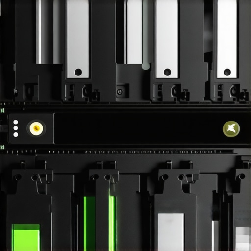 High-speed NVMe SSD RAID array with cooling and AI interface