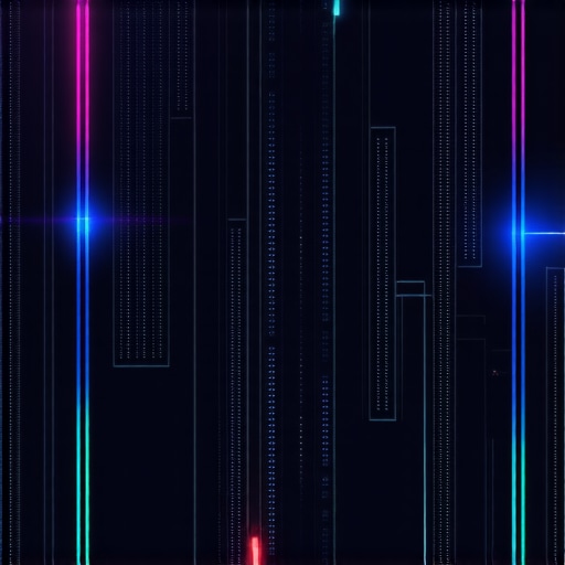 Futuristic SSD storage system with AI-driven data management and high-speed NAND technology