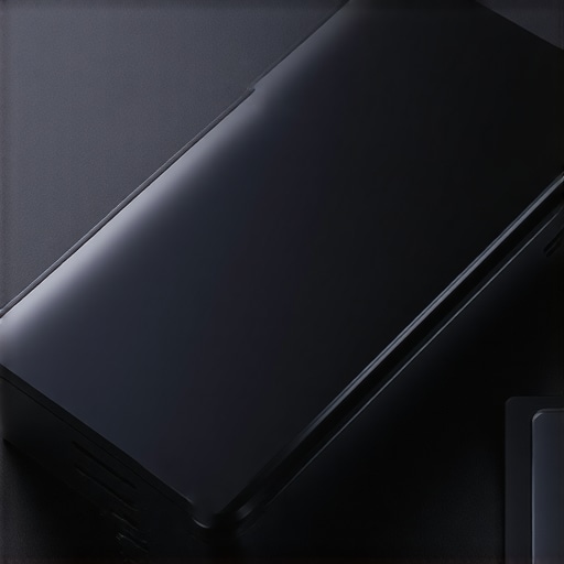 Futuristic external SSD with advanced cooling and high-speed connectivity
