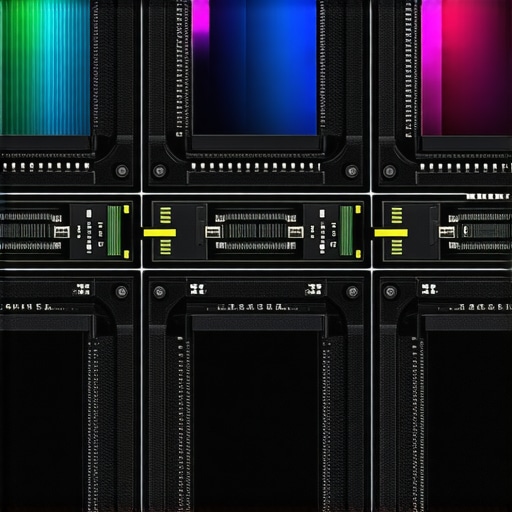 Illustration of enterprise SSD array with cooling technology