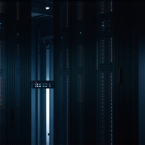 Illustration of AI-driven storage systems monitoring RAID arrays in a modern data center.