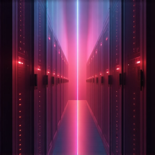 Futuristic data storage systems emphasizing security and expansion capabilities.