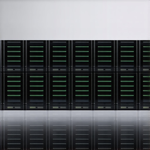 Data center with SATA SSDs and cooling systems ensuring optimal performance