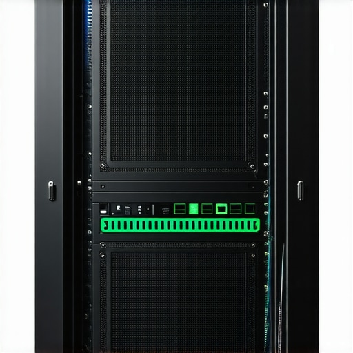 Liquid cooling solution installed in enterprise SSD rack with clear tubing and cooling blocks
