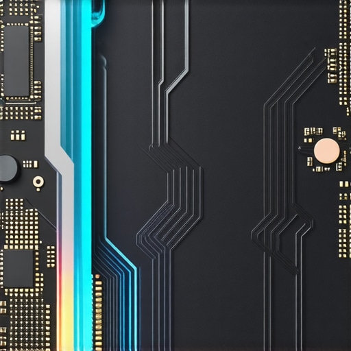 A detailed view of innovative SSD architecture featuring graphene layers and embedded microfluidic cooling channels.