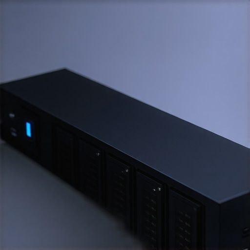 External NVMe SSD connected through Thunderbolt 4 to a RAID storage system with multiple drives, illustrating advanced data architecture.