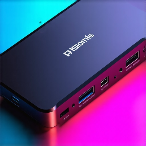 External SSD with multi-protocol ports and advanced design