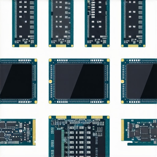 Diagram showing external SSD systems with AI optimization and quantum-resistant encryption.
