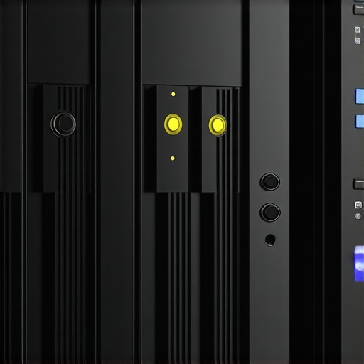 External SSDs connected through Thunderbolt 4 interfaces configured in RAID for high-speed data transfer