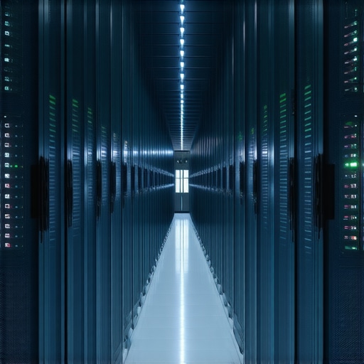Data center showcasing high-capacity storage drives and advanced data protection systems