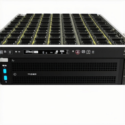 Data center with NVMe SSDs and cooling