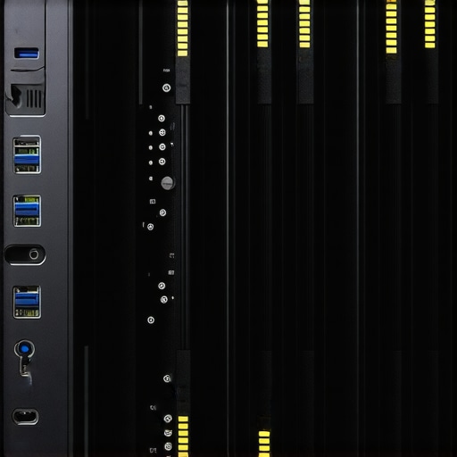 External NVMe SSD array featuring vibrant heatsinks and cooling fans