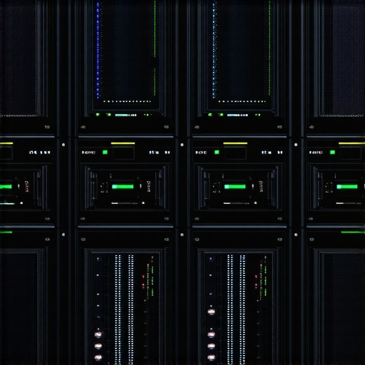 Data center with high-speed SSDs and cooling infrastructure