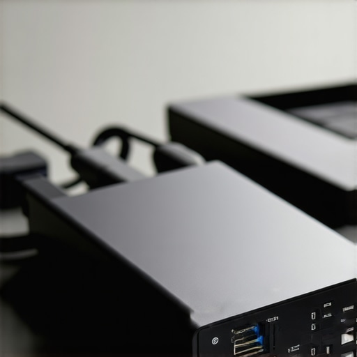External SSDs connected through Thunderbolt with RAID array for professional workflows