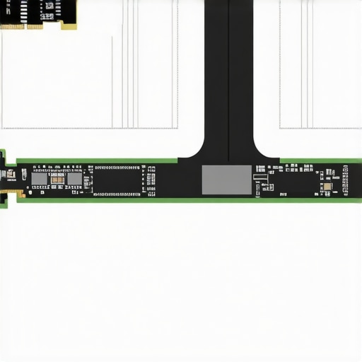 Close-up of NVMe SSDs with cooling heatsinks emphasizing thermal management