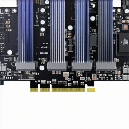 BIOS screen showing PCIe lane setup with cooling solution outline for high-speed SSDs