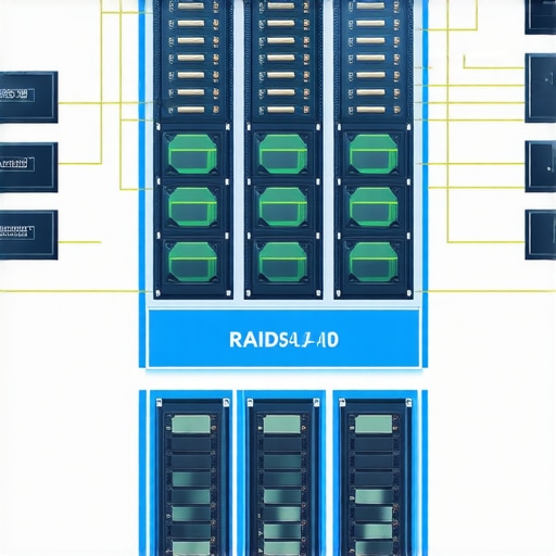 Diagram illustrating advanced RAID setup with internal drives and external SSDs for data resilience